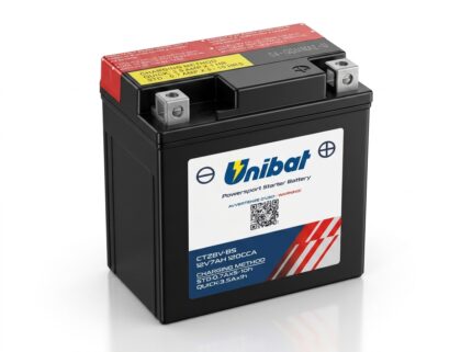 UNIBAT CTZ8V-BS 12V 7Ah AGM moto akumulator