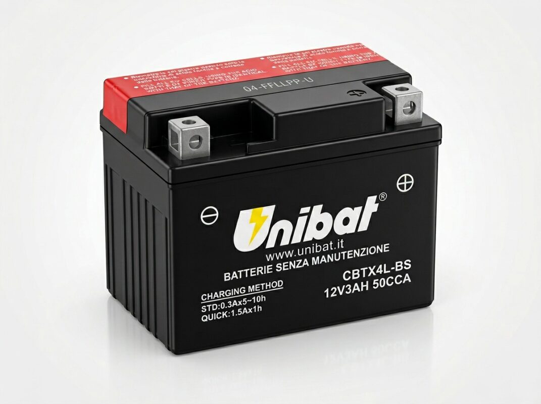 UNIBAT CBTX4L-BS 12V 3Ah AGM moto akumulator