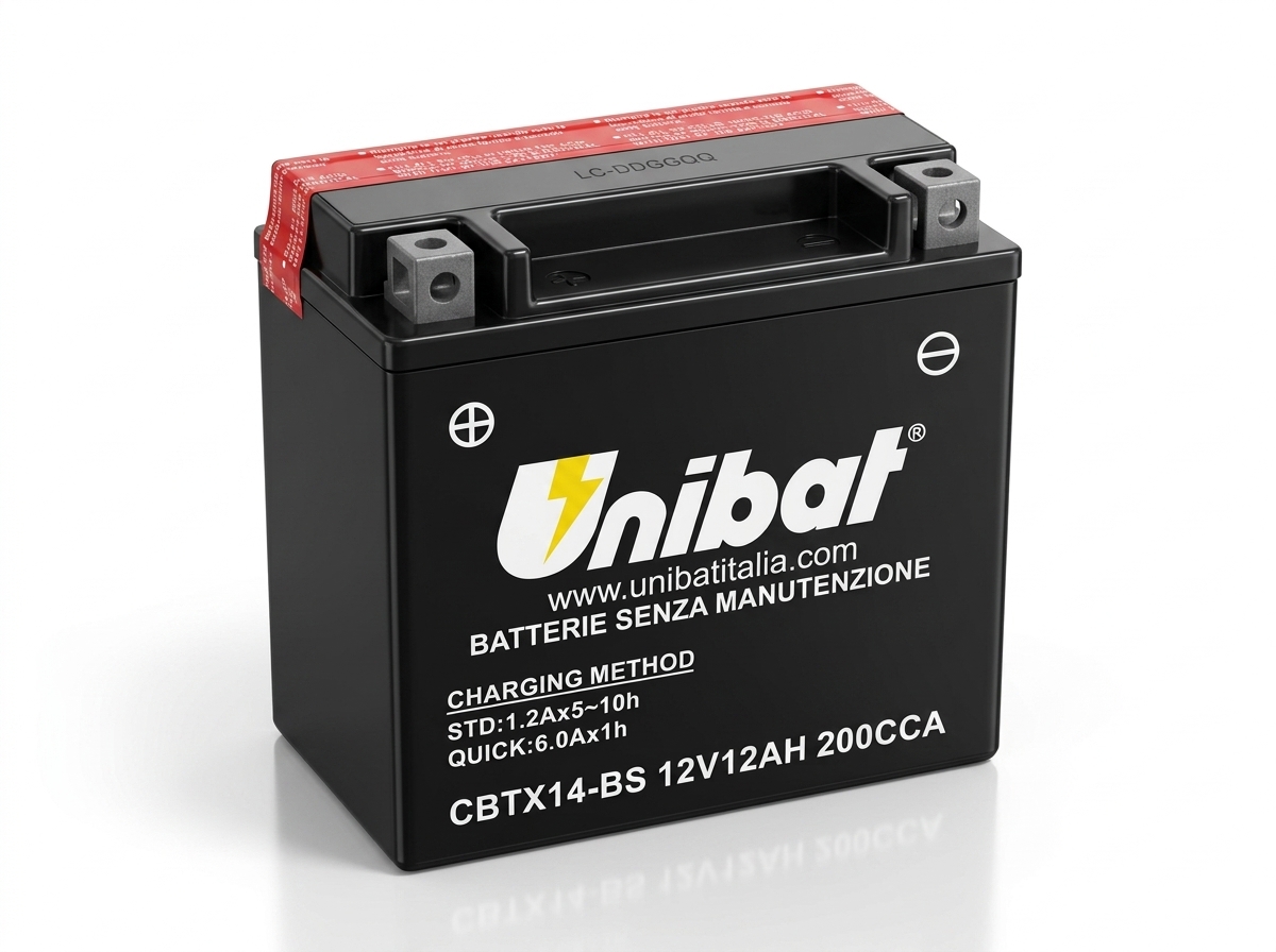 unibat-cbtx14-bs-12v-12ah-agm UNIBAT CBTX14-BS 12V 12Ah AGM moto akumulator