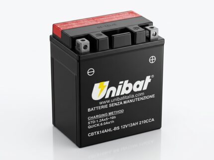 UNIBAT CBTX14AHL-BS 12V 12Ah AGM moto akumulator