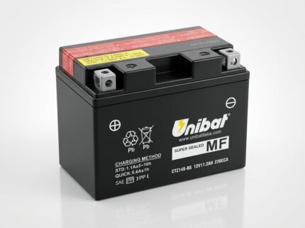UNIBAT CTZ14S-BS 12V 11.2Ah AGM moto akumulator