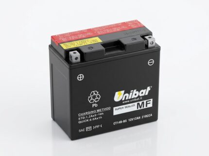 UNIBAT CT14B-BS 12V 12Ah AGM moto akumulator