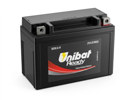 UNIBAT CBTX6.5L-FA 12V 6.5Ah AGM Ready fabrički formiran akumulator za Baotian skutere