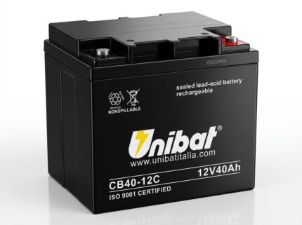 UNIBAT VRLA AGM 12V 40Ah stacionarna baterija