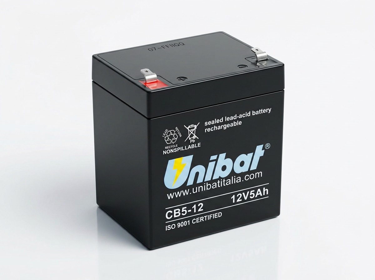 unibat-vrla-agm-12v-5ah UNIBAT VRLA AGM 12V 5Ah stacionarna baterija