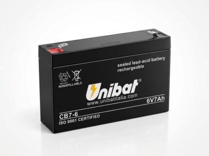 UNIBAT VRLA AGM 6V 7Ah stacionarna baterija
