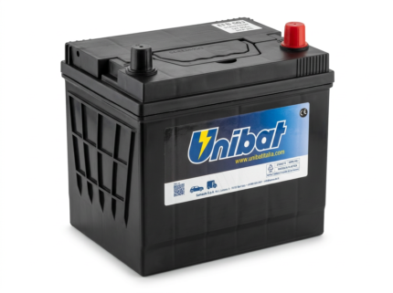 Unibat EFB60J 12V 65Ah 640A D+ akumulator. Visoko azijsko kućište (232x172x223) sa EFB Start-Stop tehnologijom.
