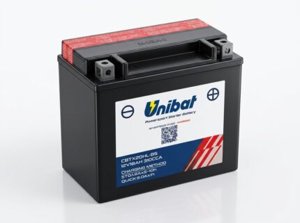 UNIBAT CBTX20HL-BS 12V 18Ah AGM moto akumulator